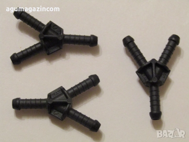 Тройник вакуум / въздух / вода 5 мм пластмасов , високо качество