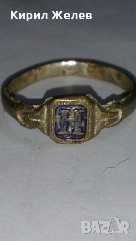 Уникален стар пръстен сачан - 73041