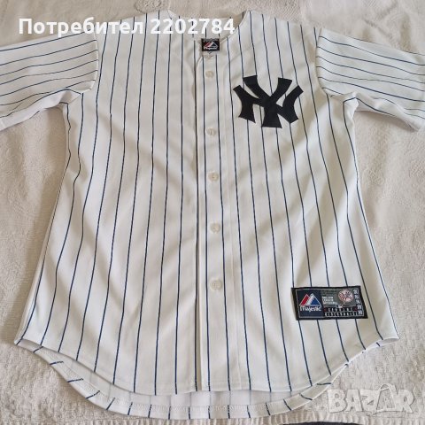  New York Yankees ,тениска,      джърси Дерек Джетър,Jeter,, снимка 1 - Спортни дрехи, екипи - 40648796