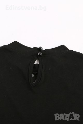 Дамски топ в черно с ефектна дантела, снимка 4 - Корсети, бюстиета, топове - 40526095