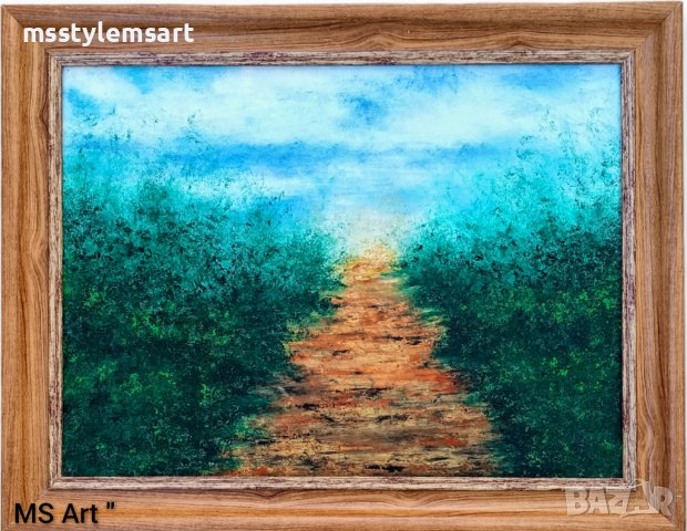 Тишина " Картина с маслени бои 