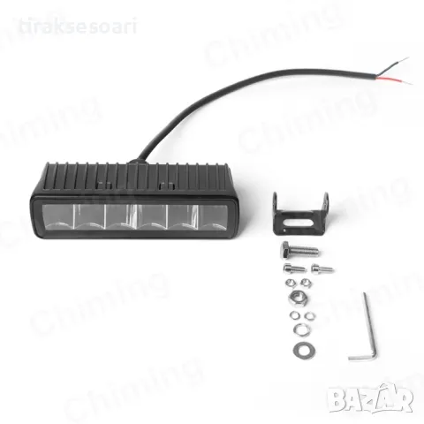 ТОП ОБЯВА Стойка за номер Ролбар с халогени фарове в комплект 2 броя, снимка 5 - Аксесоари и консумативи - 49624349