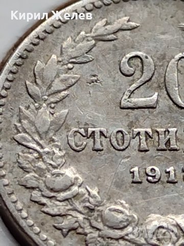 МОНЕТА 20 стотинки 1913г. ЦАРСТВО БЪЛГАРИЯ УНИКАТ ПЕРФЕКТНО СЪСТОЯНИЕ ЗА КОЛЕКЦИОНЕРИ 35802, снимка 4 - Нумизматика и бонистика - 39524511