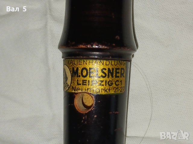 Стара дървена блокфлейта ALEXANDER HEINRICH - Германия, снимка 7 - Духови инструменти - 53246183