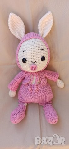 Плетени кученца,котенца,зайчета,жабка, снимка 6 - Плюшени играчки - 39888846