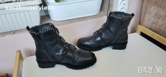 Боти Hallhuber 38 н Естествена кожа , снимка 9 - Дамски боти - 52743134