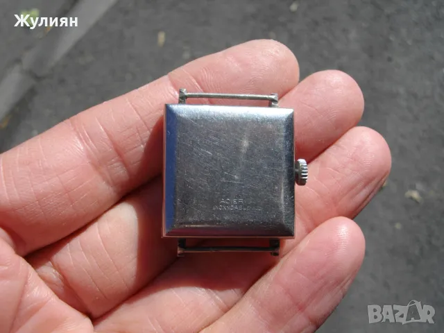 КОЛЕКЦИОНЕРСКИ СТОМАНЕН ЧАСОВНИК АРТ ДЕКО ART DECO , снимка 5 - Антикварни и старинни предмети - 47634840