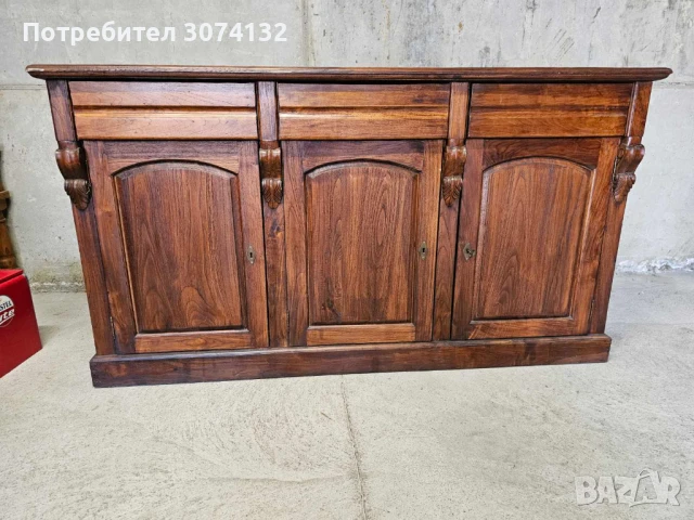 Контрабюфет в стил Рустик (изцяло от масив)