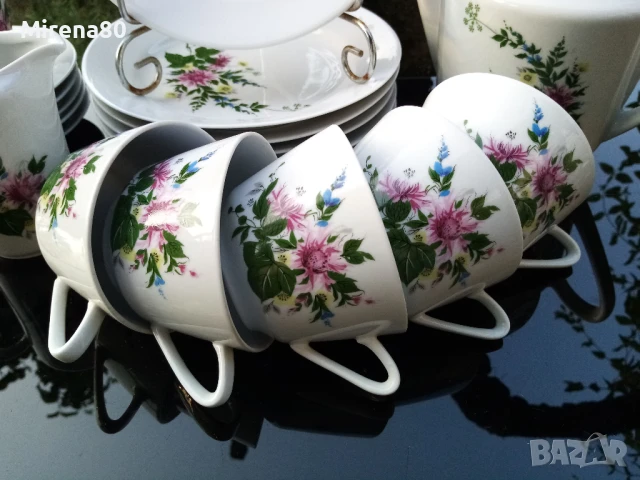 Ретро сервиз за чай, снимка 2 - Сервизи - 51184140