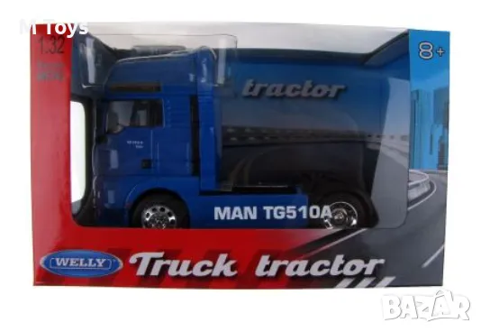 Камион влекач MAM TG510A Welly 1:32 , снимка 4 - Коли, камиони, мотори, писти - 49249909