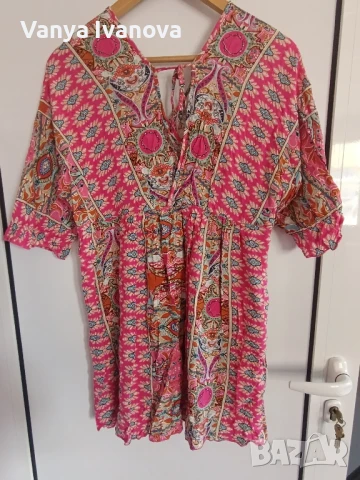  Shein шарена рокля 