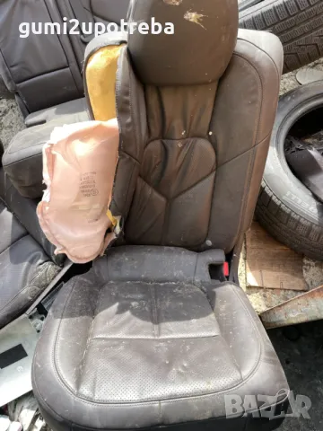 Кафяв Кожен Салон Porsche Cayenne 3.0D 92A/EG22/2012, снимка 2 - Части - 49653682