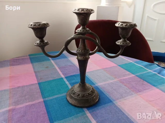 Сребърен свещник IANTHE C 31