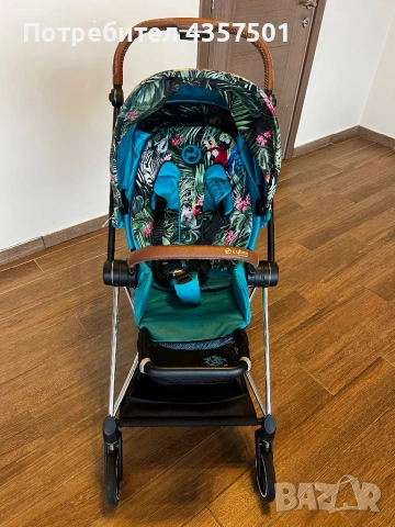 Бебешка количка Cybex DJ Khaled We The Best Blue- шаси Mios chrome, снимка 2 - Детски колички - 53242742