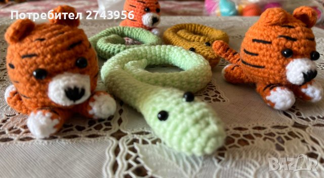 Плетени играчки - животинки, снимка 2 - Плюшени играчки - 38104544