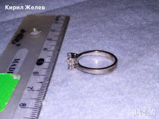 ЕЛЕГАНТЕН СКЪПОЦЕНЕН ФЕШЪН АРТ ПРЪСТЕН СРЕБРО 925 с ЮВЕЛИРНО ФАСЕТИРАН ЦИРКОН 34606, снимка 9 - Пръстени - 39471365