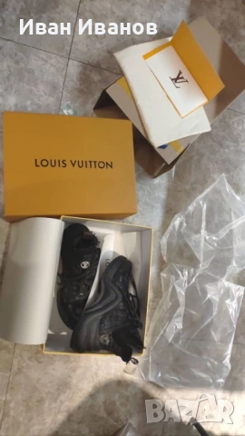 Сникърси Louis Vuitton с дантела, снимка 8 - Маратонки - 53505043
