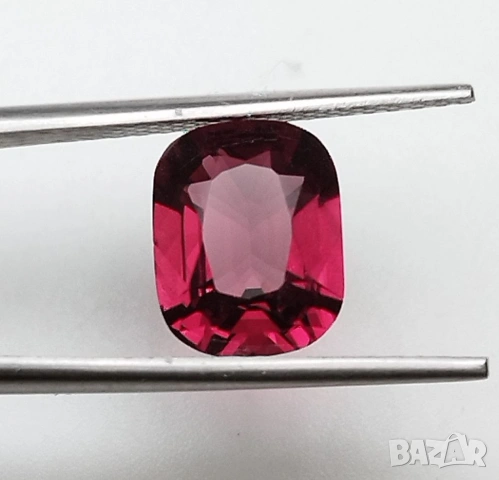 Рядък 1.85кт. естествен, нетретиран вишнево-червен шпинел от Мианмар (Бирма)! Нов!, снимка 8 - Други - 53563279