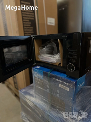 ПРОМО!! Микровълнова фурна MIDEA AG20CF2EBK 700.0 W, ФУНКЦИЯ ГРИЛ, 20.00L, снимка 3 - Микровълнови - 53348398