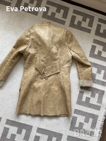 Кожен тренч манто Агнешка кожа S,M , снимка 2 - Палта, манта - 35355366