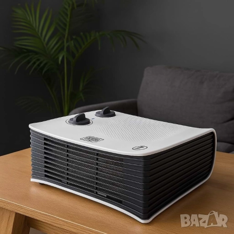 Компактен вентилаторен отоплител, BLACK+DECKER BXSH2001E, снимка 5 - Друга електроника - 51895882