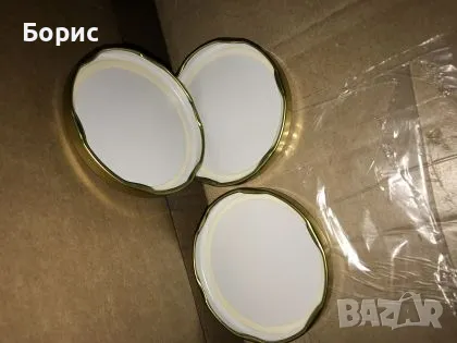 Капачки за буркани за мед 0,1 лв, снимка 2 - Пчелни продукти - 50415202