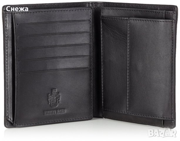 Leonhard Heyden Richmond 4263-001 вертикален портфейл без кутия, снимка 3 - Портфейли, портмонета - 27419525