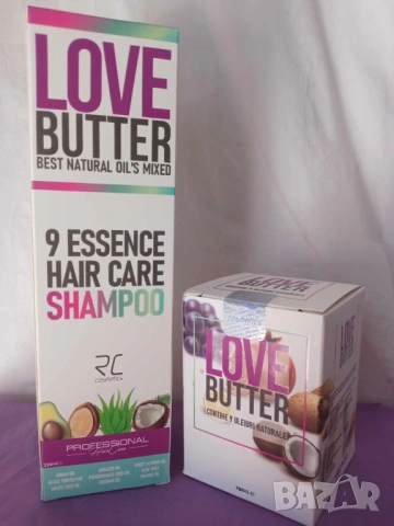 Супер храна за косата Love Butter Professional Best Organic oil Mixed шампоан 330 мл.+ маска