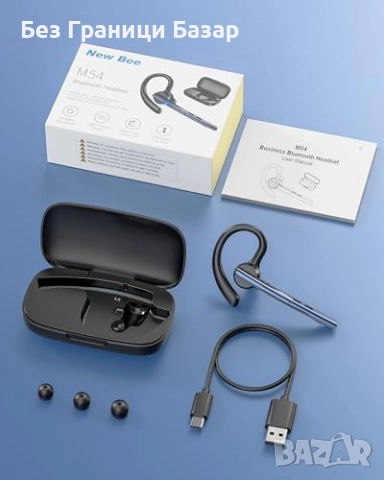 Нова Безжична Bluetooth слушалка с шумопотискане и 72 часа време за разговор шофиране, снимка 8 - Bluetooth слушалки - 52080946