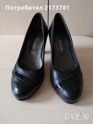 Дамски обувки на висок ток от естествена кожа , снимка 6 - Дамски елегантни обувки - 33196170