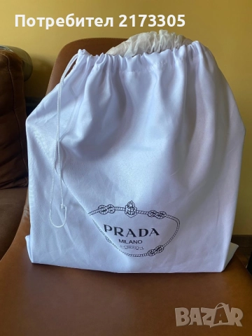 Чанта Prada чисто нова с противопрахова торбичка, снимка 5 - Чанти - 52179399