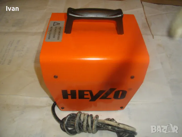 HEYLO ЗА ЧАСТИ ЗА РЕМОНТ ЕЛ. СТРОИТЕЛЕН ОТОПЛИТЕЛ ТИП КАЛОРИФЕР 2KW НЕМСКИ СТАРО КАЧЕСТВО МЕТАЛЕН