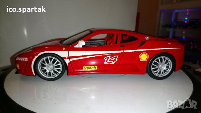 Ferrari 1 18 430 Challenge Hot whеels black , снимка 4 - Колекции - 32338202