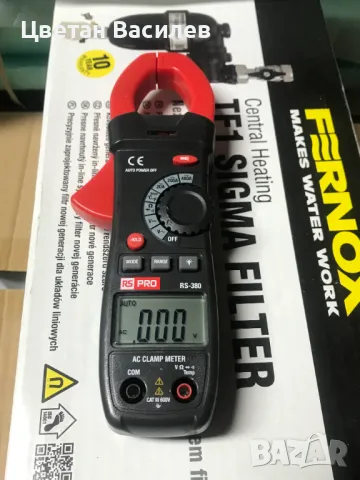 RS PRO RS380 Clamp Meter, Max Current 400A ac CAT III 600 V, снимка 1 - Друга електроника - 47689194