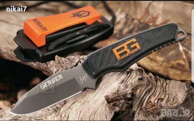 ловен нож тактически GERBER за оцеляване комбинирано острие мега здрав , снимка 2 - Ножове - 27204496