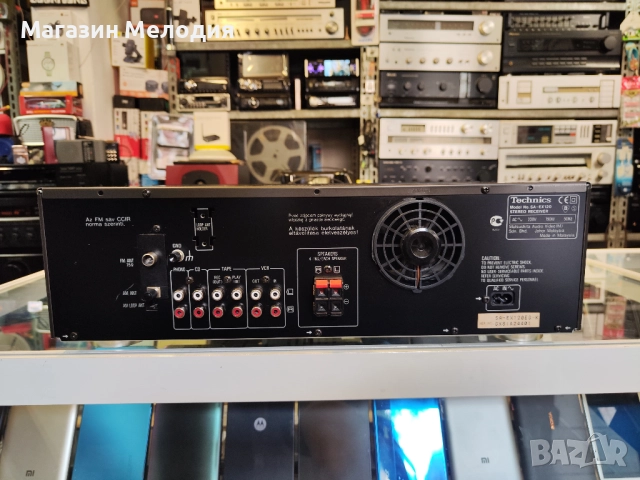 Ресийвър Technics SA-EX120 Две по 80 вата. В отлично техническо и визуално състояние., снимка 8 - Ресийвъри, усилватели, смесителни пултове - 51126044