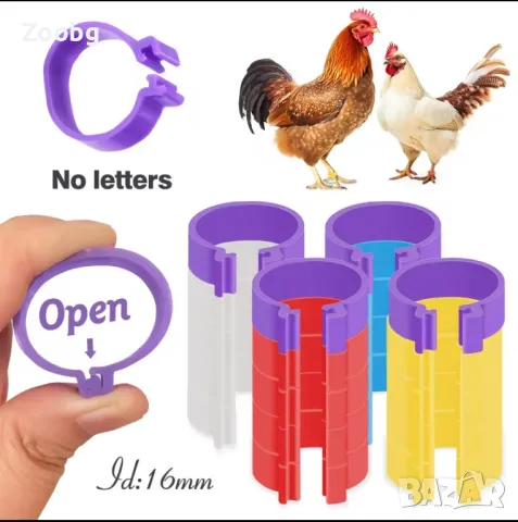 пръстени за кокошки 16мм
