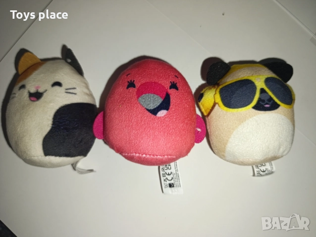Squishmallow McDonalds Happy Meal - Принцът Мопс - McDonalds, Котката Kam и фламингото, снимка 2 - Плюшени играчки - 52171725
