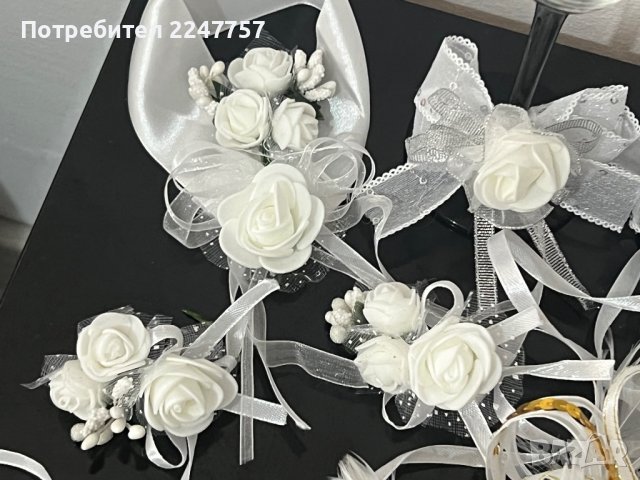 Изработка на сватбени аксесоари, снимка 17 - Сватбени аксесоари - 38807670