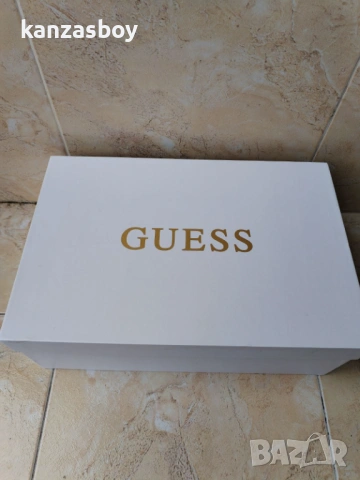 Guess Sneakers FMPVIBLEA12 White Brown - страхотни мъжки кецове КАТО НОВИ 43, снимка 5 - Кецове - 53386334