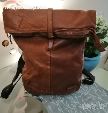 Обява 6.Кожена раница , снимка 2 - Раници - 51547953