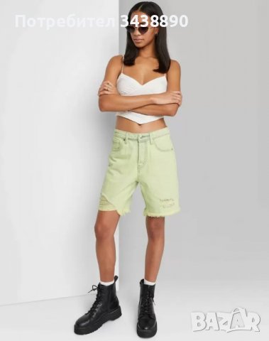 Къси дънкови панталони S 271, снимка 1