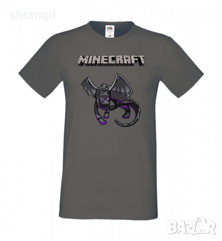 Мъжка тениска Ender Dragon 2,Minecraft,Игра,Забавление,подарък,Изненада,Рожден Ден., снимка 7 - Тениски - 36494491
