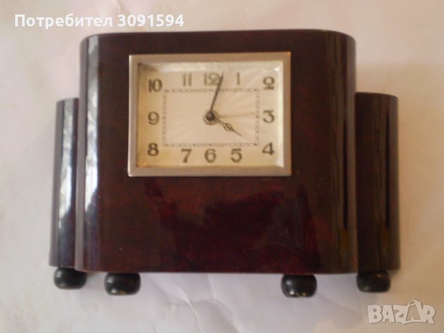 HANSA Настолен Часовник Будилник Касичка Работи, снимка 2 - Антикварни и старинни предмети - 37490348
