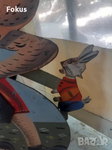 Стара бълг.метална мишена играчка от стрелбище Ну Погоди, снимка 4 - Антикварни и старинни предмети - 51132151