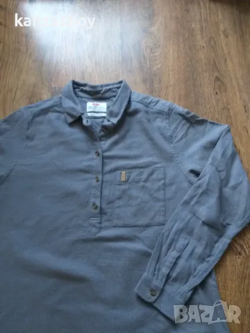 Fjällräven Kiruna Winter LS skjorte W - страхотна дамска риза КАТО НОВА Л, снимка 7 - Ризи - 47453825