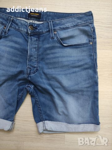 Мъжки къси дънки Jack&Jones размер XL, снимка 3 - Къси панталони - 43143747