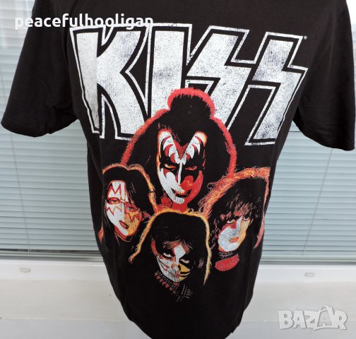Kiss 2016 official merch- мъжка тениска размер L, снимка 3 - Тениски - 44117161