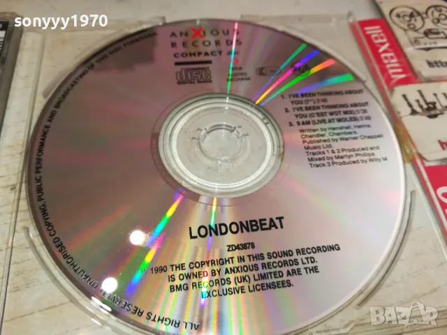 LONDONBEAT CD-ВНОС GERMANY 1505251928, снимка 6 - CD дискове - 50304070