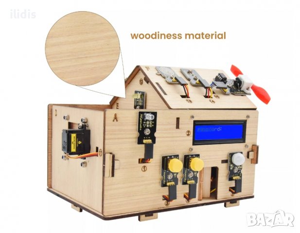 Ардуино, Smart Home Kit with Board for Arduino DIY STEM, снимка 3 - Други - 38572352